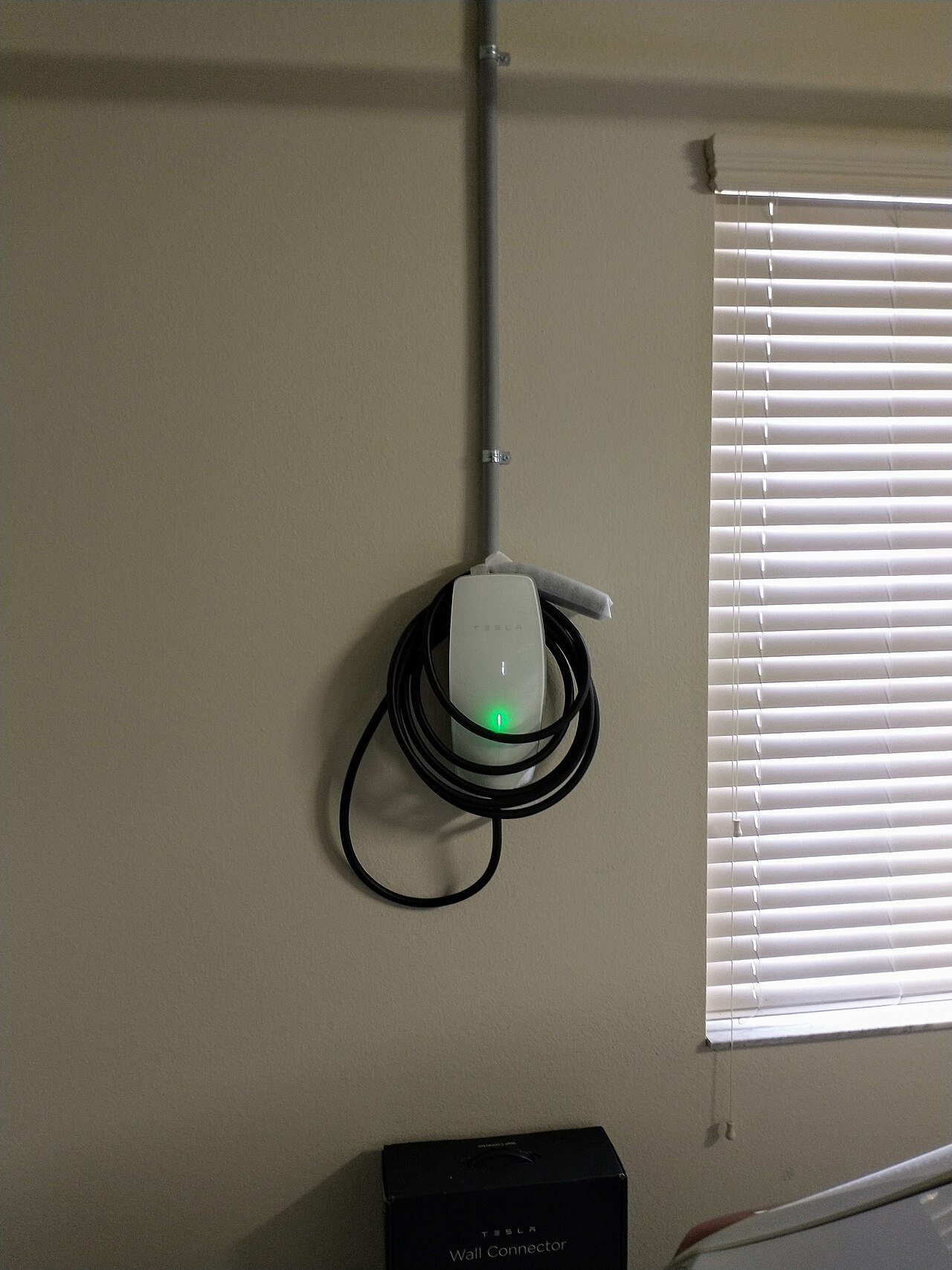 Professionally installed residential EV wall charger